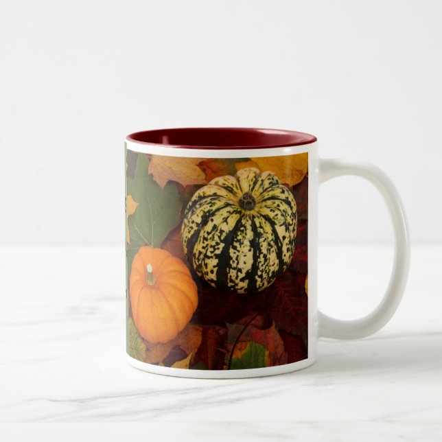 Taza Bicolor Muñeca de calabaza (Derecha)