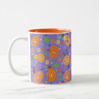Taza Bicolor Muñeca Purple Pumpkin Parade