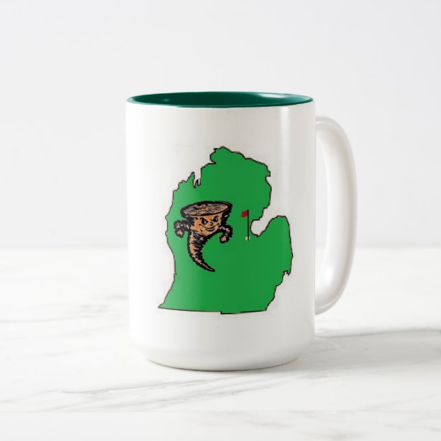 Taza Bicolor Muñecas giratorias (Anverso derecho)