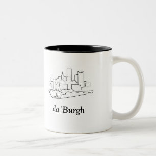 Taza Bicolor municipio escocés de DA '