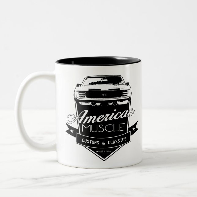 Taza Bicolor Músculo americano Camaro (Izquierda)