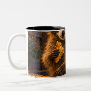 Taza Bicolor Museo de Aperitivos Perdidos Tarta de Mapache Café