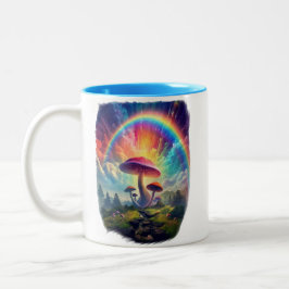 Taza Bicolor Museo del cielo arcoiris