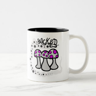 Taza Bicolor Mushroom malvado