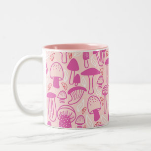 Taza Bicolor Mushroom Mangenta Pink