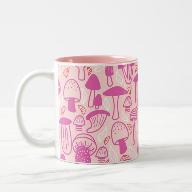 Taza Bicolor Mushroom Mangenta Pink (Izquierda)