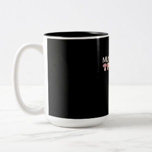 Taza Bicolor Mushroom Pickers