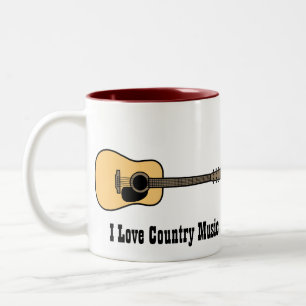 Taza Bicolor Música country