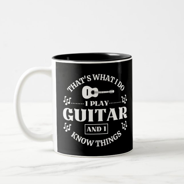 Taza Bicolor Música de guitarra (Izquierda)