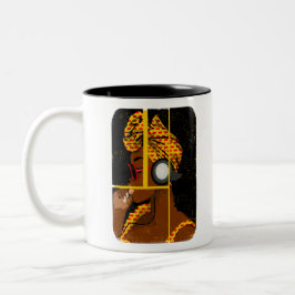 Taza Bicolor música de mujeres africanas