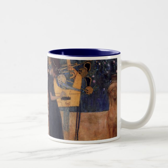 Taza Bicolor Música - Gustavo Klimt (Derecha)