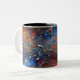 TAZA BICOLOR MÚSICA Y COLOR