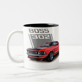 Taza Bicolor Mustang tazón de café de dos tonos