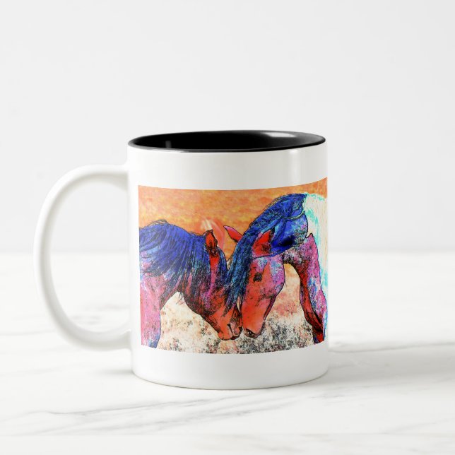 Taza Bicolor Mustangs (Izquierda)