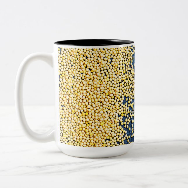 Taza Bicolor Mustard Seed Cross Coffee Mug (Izquierda)