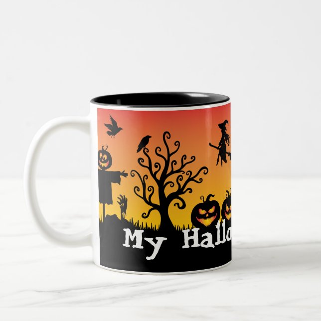 Taza Bicolor My Halloween Mug (Izquierda)