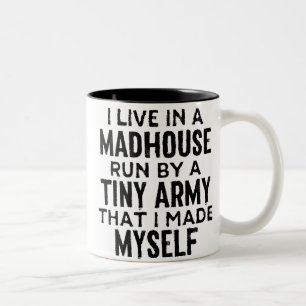 Taza Bicolor My Madhouse Coffee Mug