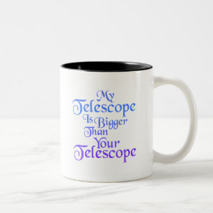 Taza Bicolor My Telescope Mug