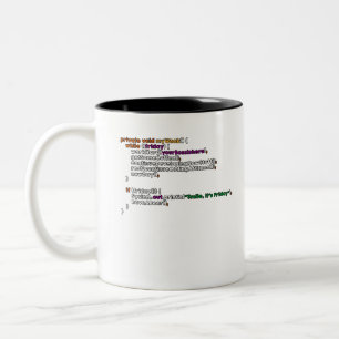 Taza Bicolor My Week Algorythm
