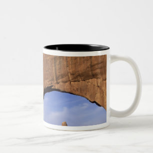 Taza Bicolor NA, Utah, Parque Nacional Arches. Doble Arco