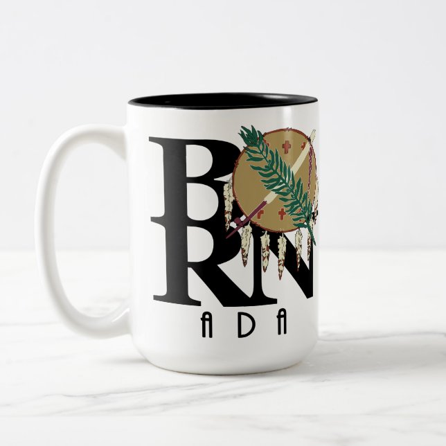 Taza Bicolor NACIDO Ada Oklahoma 15oz (Izquierda)