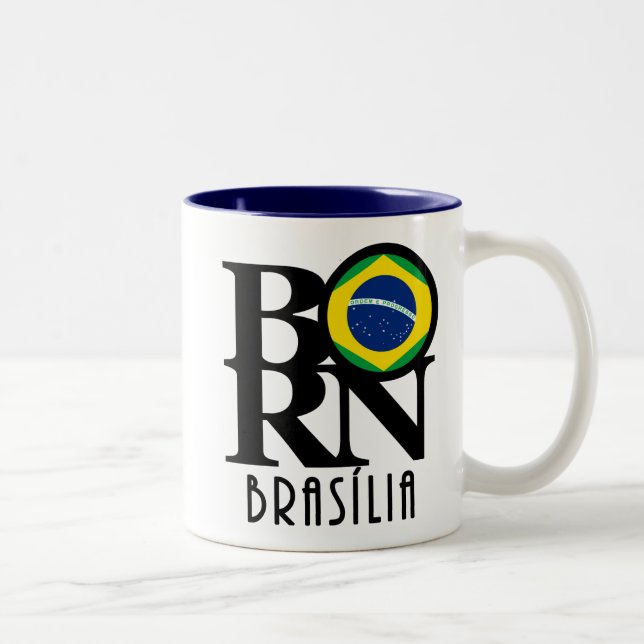 Taza Bicolor NACIDO Brasilia 11oz (Derecha)