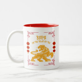 Taza Bicolor Nacido en el Año del Tigre