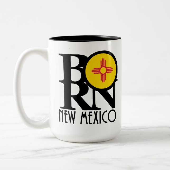 Taza Bicolor NACIDO Nuevo México (Izquierda)