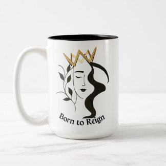 Taza Bicolor Nacido para reinar -
