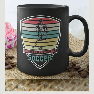 Taza Bicolor Nacido para ser jugador de leyenda