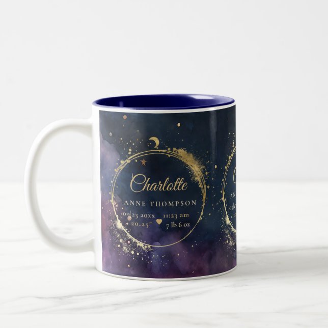 Taza Bicolor Nacimientos de regalo de luna celestial Manteniend (Izquierda)
