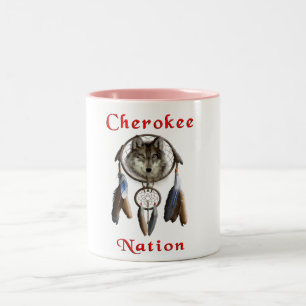 Taza Bicolor Nación de Cherokee