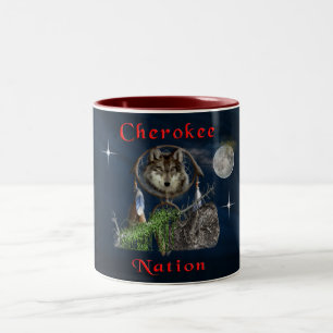 Taza Bicolor Nación de Cherokee