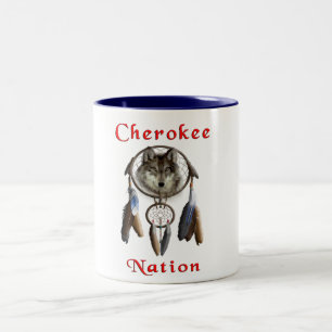 Taza Bicolor Nación de Cherokee