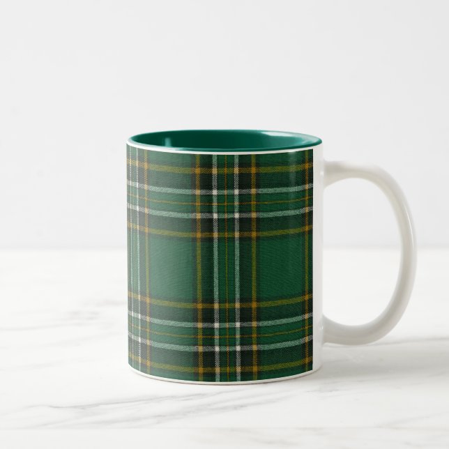Taza Bicolor Nacional Irlandés Tartan Mugs (Derecha)