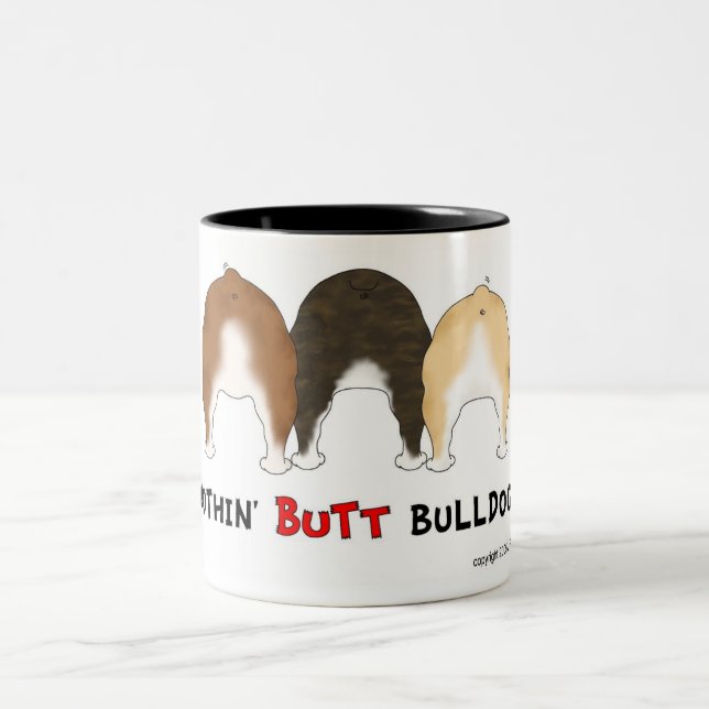 Taza Bicolor Nada empalma bulldoges (Centro)