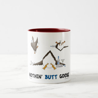 Taza Bicolor Nada empalma el ganso