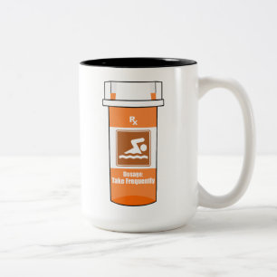 Taza Bicolor Nadar Es Mi Droga
