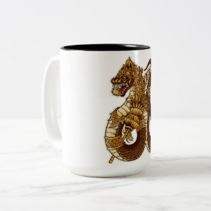 Taza Bicolor Naga de Besukih