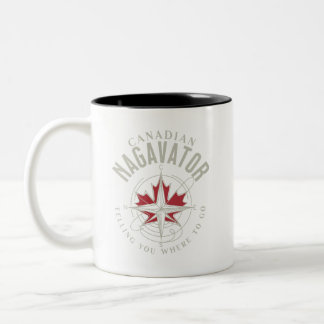 Taza Bicolor Nagavator canadiense te dice a dónde ir
