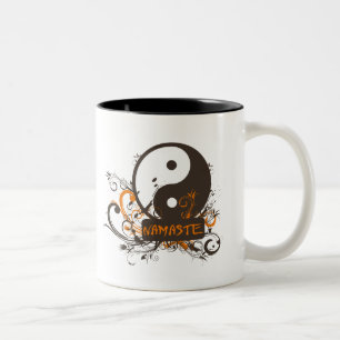 Taza Bicolor Namaste Yin Yang
