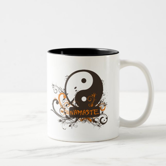 Taza Bicolor Namaste Yin Yang (Derecha)