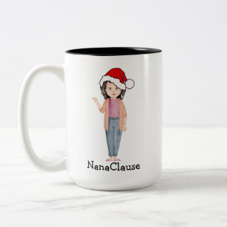 Taza Bicolor Nana Clause mug