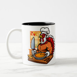 Taza Bicolor Nana's Turkey Thanksgiving Mug
