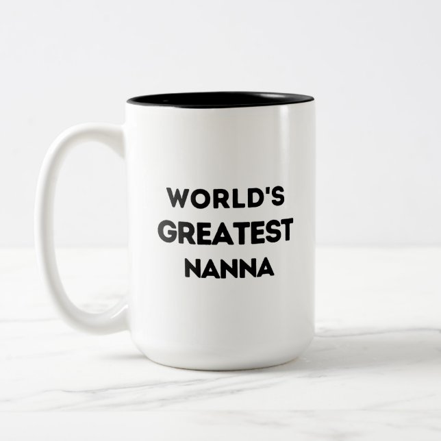 Taza Bicolor Nanna Mug, la más grande del mundo (Izquierda)