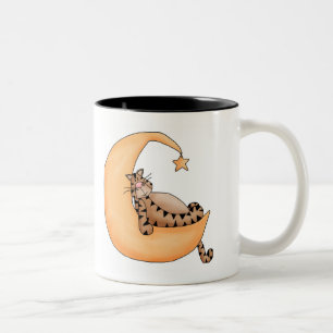 Taza Bicolor Napa de gato de la luna