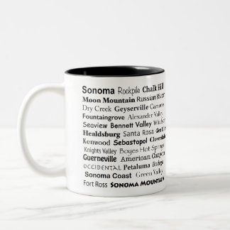 Taza Bicolor Napa y Sonoma Mug