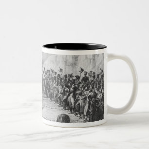 Taza Bicolor Napoleon I que vuelve de Elba