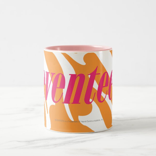Taza Bicolor Naranja de la cebra
