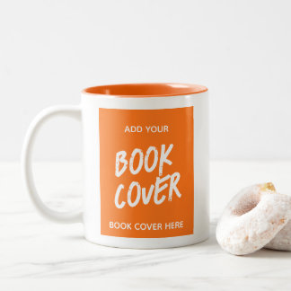 Taza Bicolor Naranja de lanzamiento de libro promocional de aut